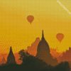 Bagan Silhouette diamond painting