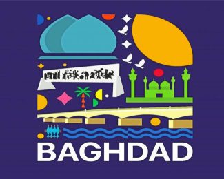 Baghdad Poster diamond painting