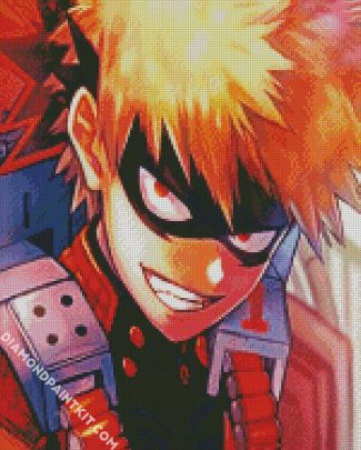 Bakugo Anime Boy diamond painting