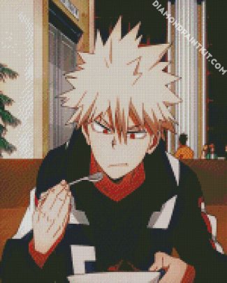 bakugo Eating diamond painting