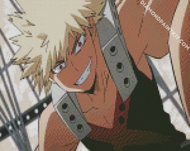 Bakugo My Hero Academia Character diamond painting