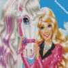 Barbie And Horse diamond painting