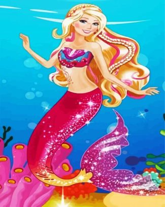 Barbie Mermaid diamond painting