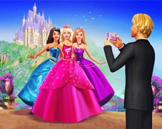 Barbie With Her Friends diamond painting