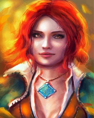 Beautiful Triss diamond painting