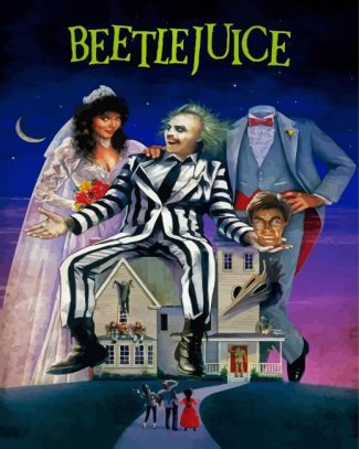 Beetlejuice Film diamond painting