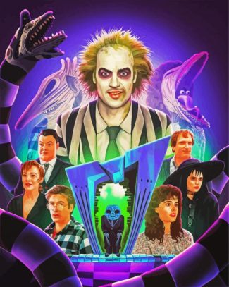 Beetlejuice Movie diamond painting