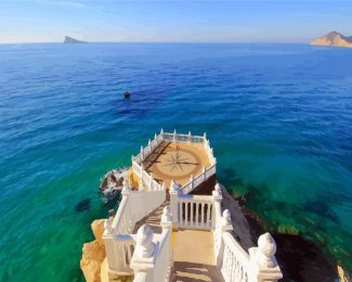 Mediterranean Balcony Benidorm diamond painting