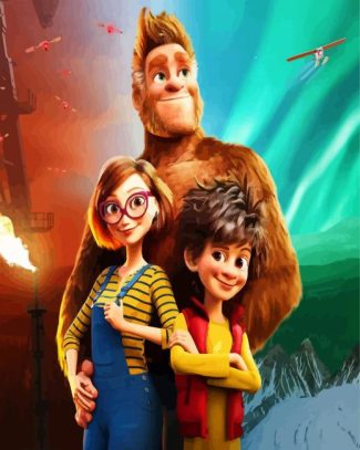 Bigfoot Family Animation diamond painting