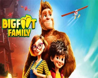 Bigfoot Family Movie diamond painting