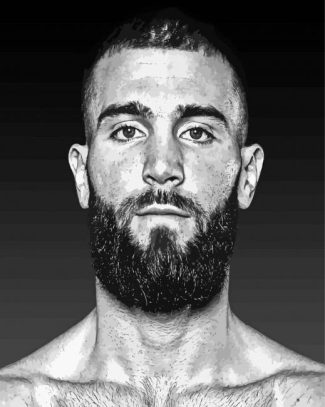 Black And White Caleb Plant diamond painting