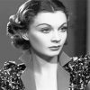 Black And White Vivien Leigh diamond painting