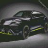 Black Lamborghini Urus diamond painting