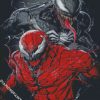 Black Venom Carnage diamond painting