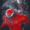 Black Venom Carnage diamond painting