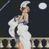 Blond Deco Lady diamond painting