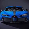 Blue Bugatti diamond painting