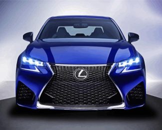 Blue Lexus diamond painting