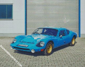 Blue Melkus RS1 diamond painting