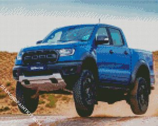 Blue Utes diamond painting