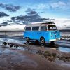 Blue Campervan diamond painting