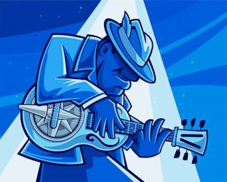 Blues Music diamond painting