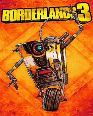 Borderlands Claptrap Game diamond painting