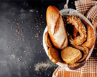 Bread Basket diamond painting