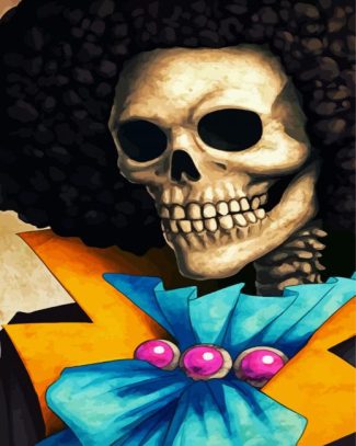 Brook One Piece Anime diamond painting