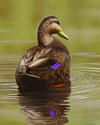 Brown Waterfowl diamond painting