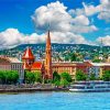 Budapest Fisherman Bastion diamond painting