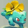 Bulbasaur And Yellow Flower diamond painting