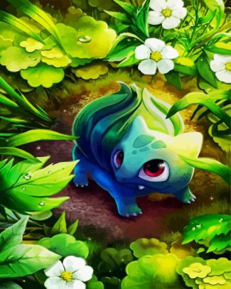 Bulbasaur diamond painting