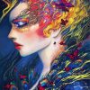 Butterfly Lady diamond painting