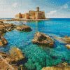 Cabo Calabria Italy diamond painting