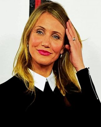 Cameron Diaz diamond painting