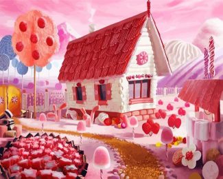 Candy House diamond painting