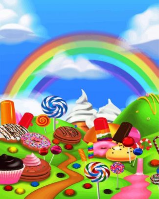 Candy Land diamond painting