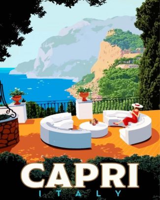 Capri Italy diamond painting