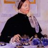 Cassatt Lady At Tea Table diamond painting