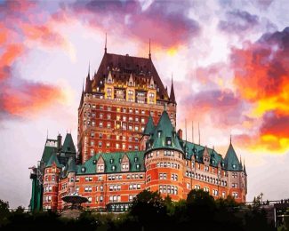 Chateau Frontenac Canada diamond painting