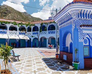 Chefchaouen Morocco diamond painting