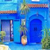 Chefchaouen The Blue Perl diamond painting