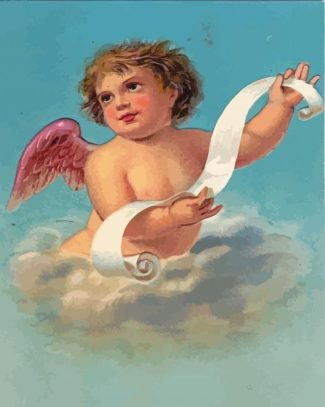 Cherub Angel diamond painting