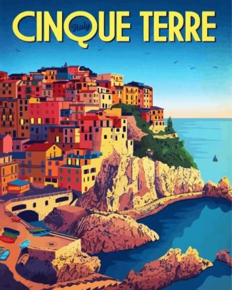 Cinque Terre Italy diamond painting