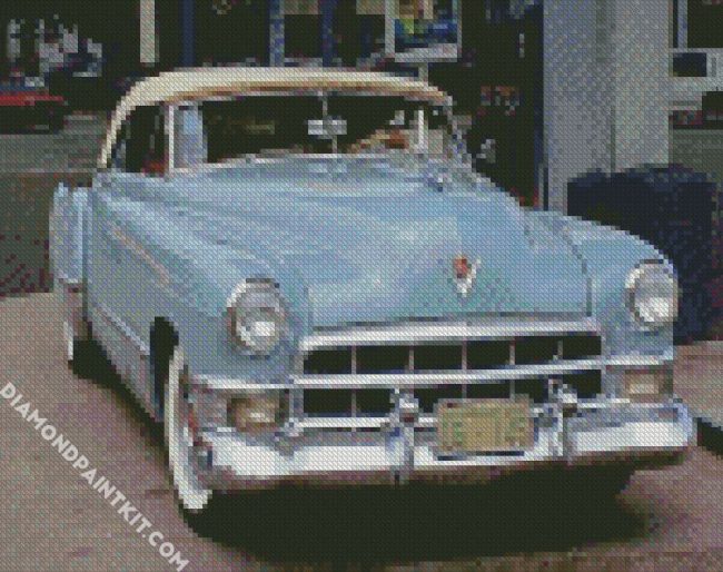 Classy Blue Car diamond painting