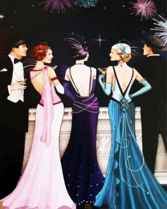 Classy Deco Ladies diamond painting