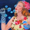 Classy Lady And Bubbles diamond painting