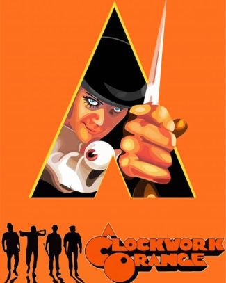 Clockwork Orange Movie Poster diamond painting