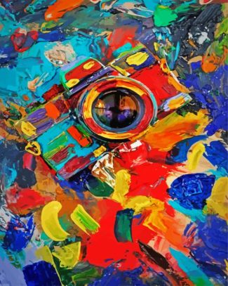 Colorful Camera diamond painting